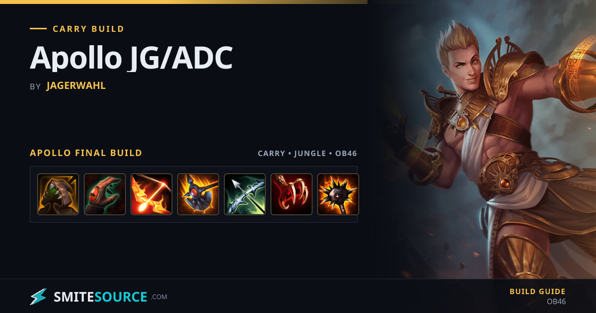 Apollo Carry/Jungle Build Smite 2: Apollo JG/ADC