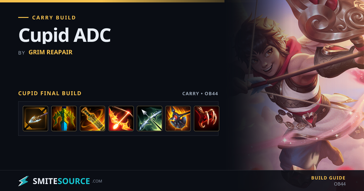 Cupid Carry Build Smite 2: Cupid ADC | SmiteSource