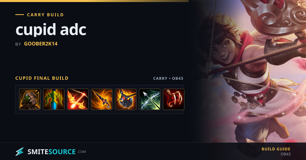 Cupid Carry Build Smite 2: cupid adc | SmiteSource