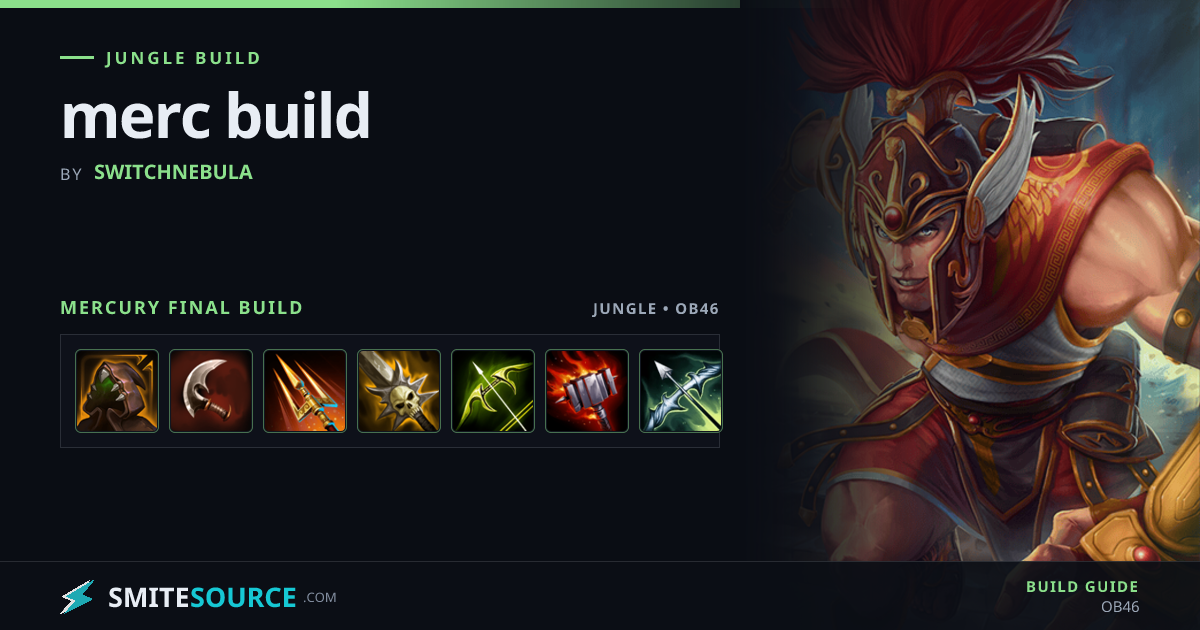 Mercury Jungle Build Smite 2: merc build | SmiteSource
