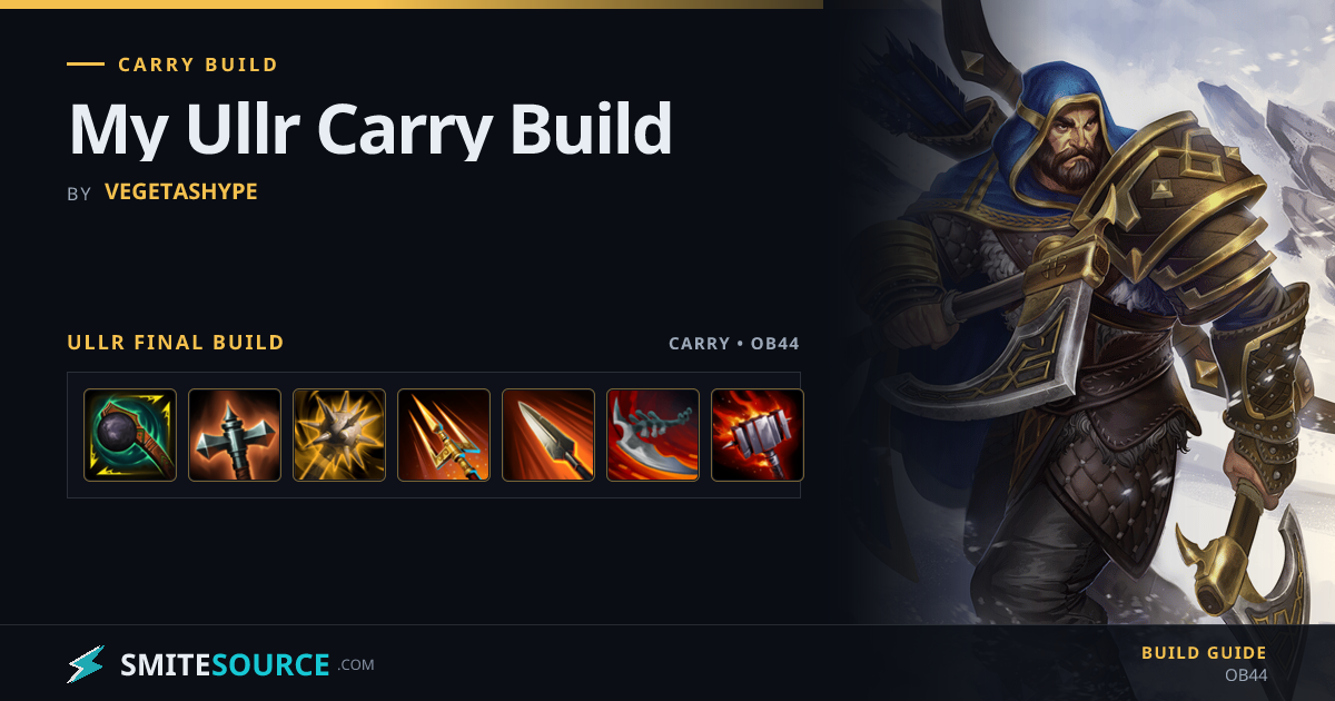 Ullr Carry Build Smite 2: My Ullr Carry Build | SmiteSource