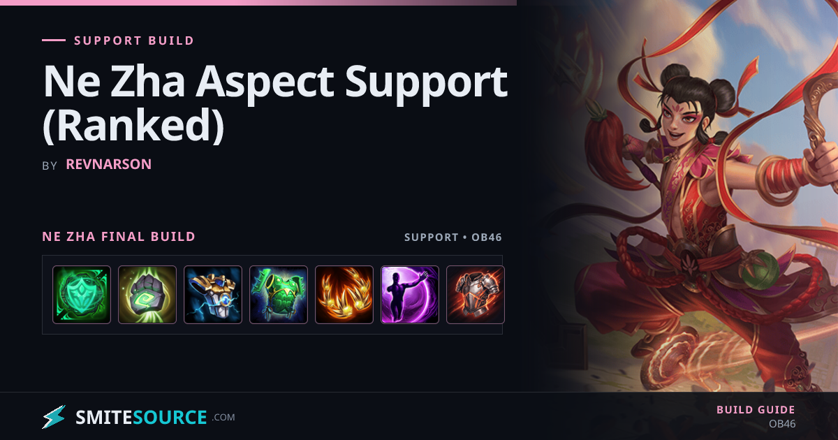 Ne Zha Support Build Smite 2: Ne Zha Aspect Support (Ranked)