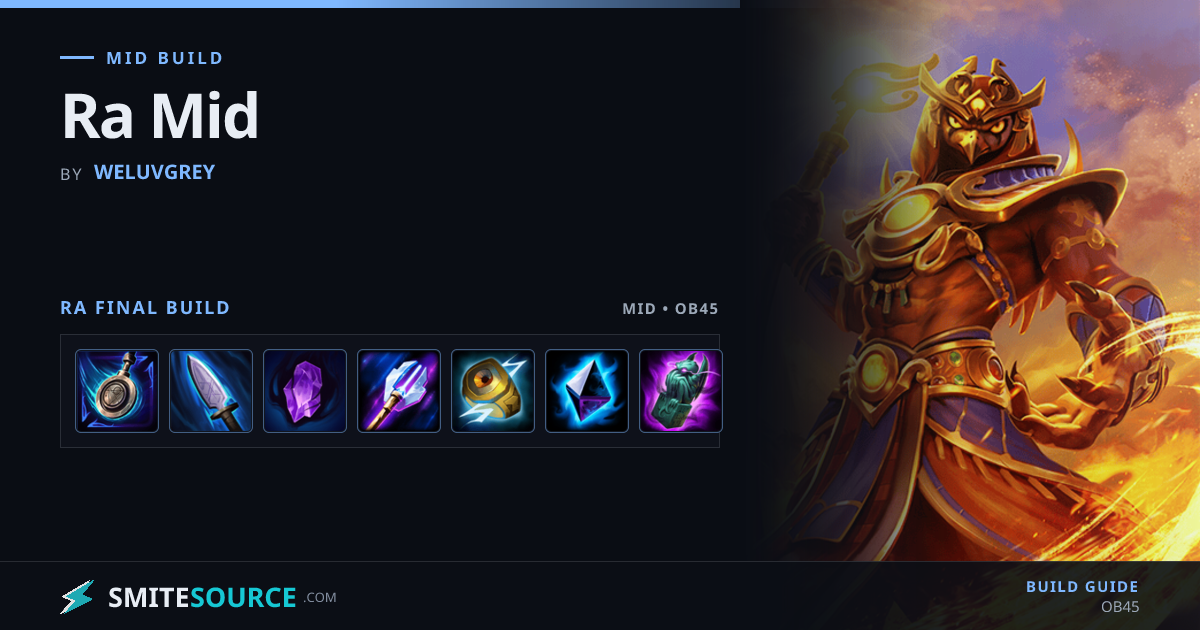 Ra Mid Build Smite 2: Ra Mid | SmiteSource