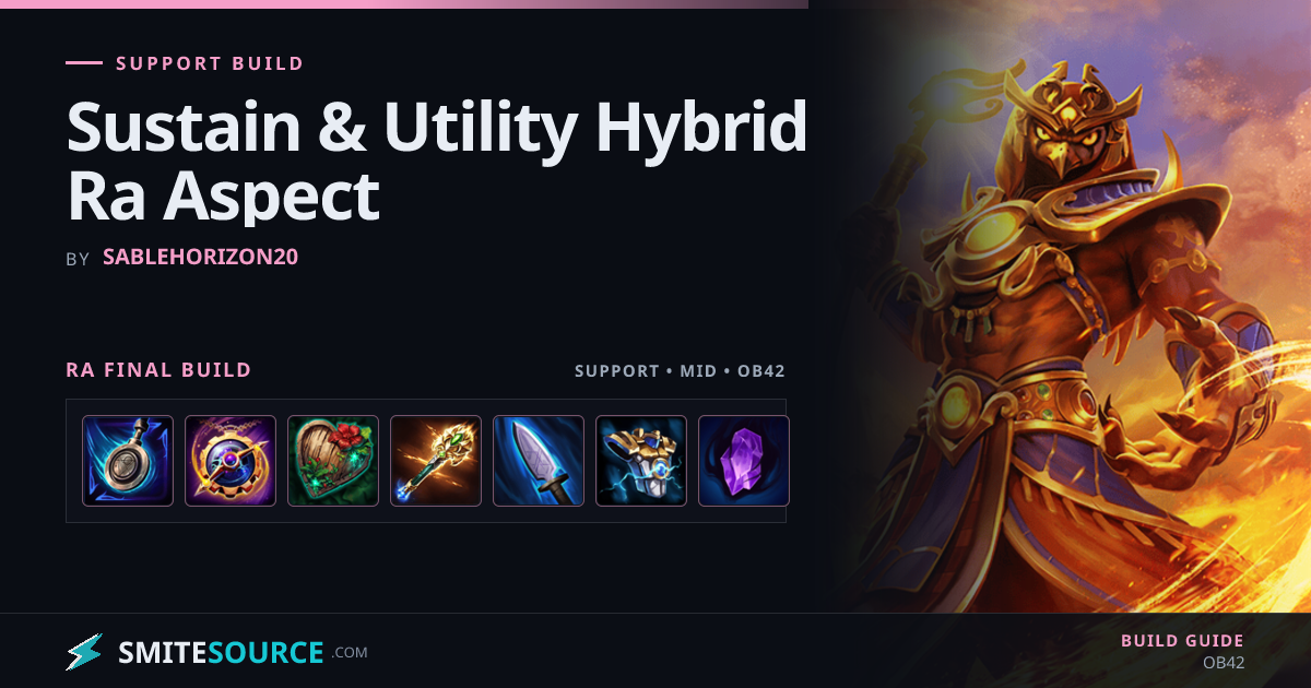 Ra Support/Mid Build for Smite 2 by SableHorizon20