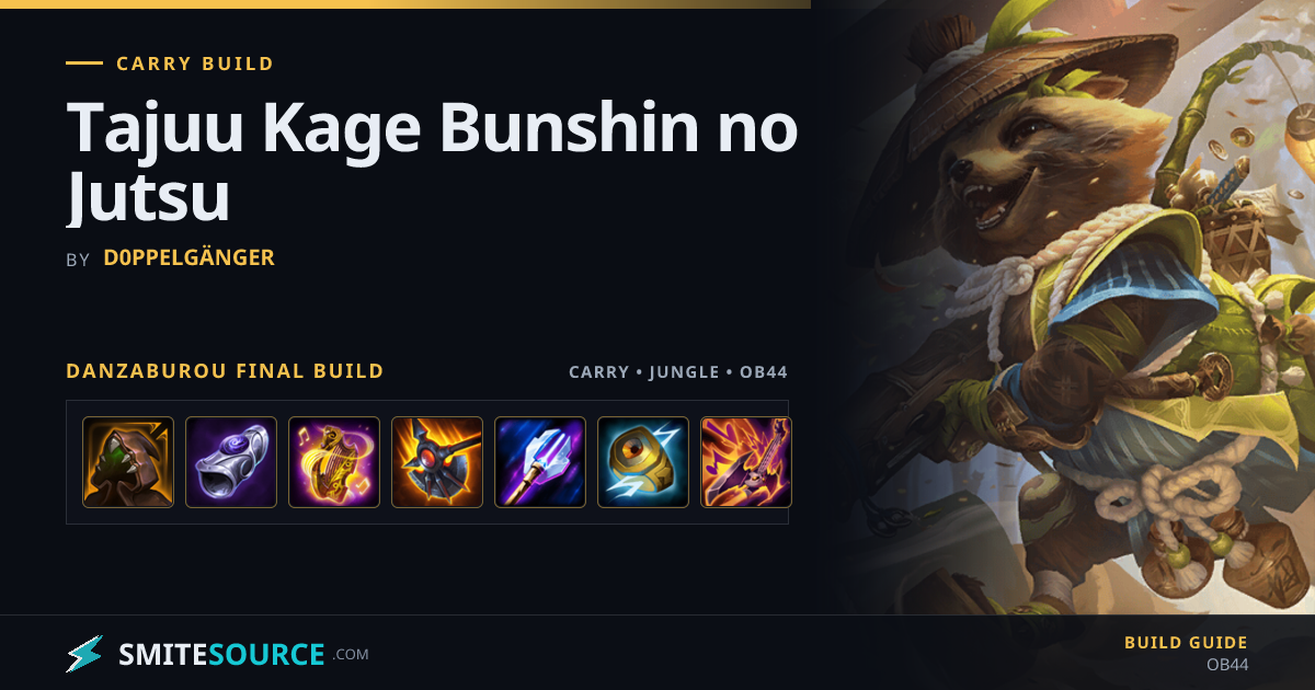 Danzaburou Build Smite 2: Tajuu Kage Bunshin no Jutsu