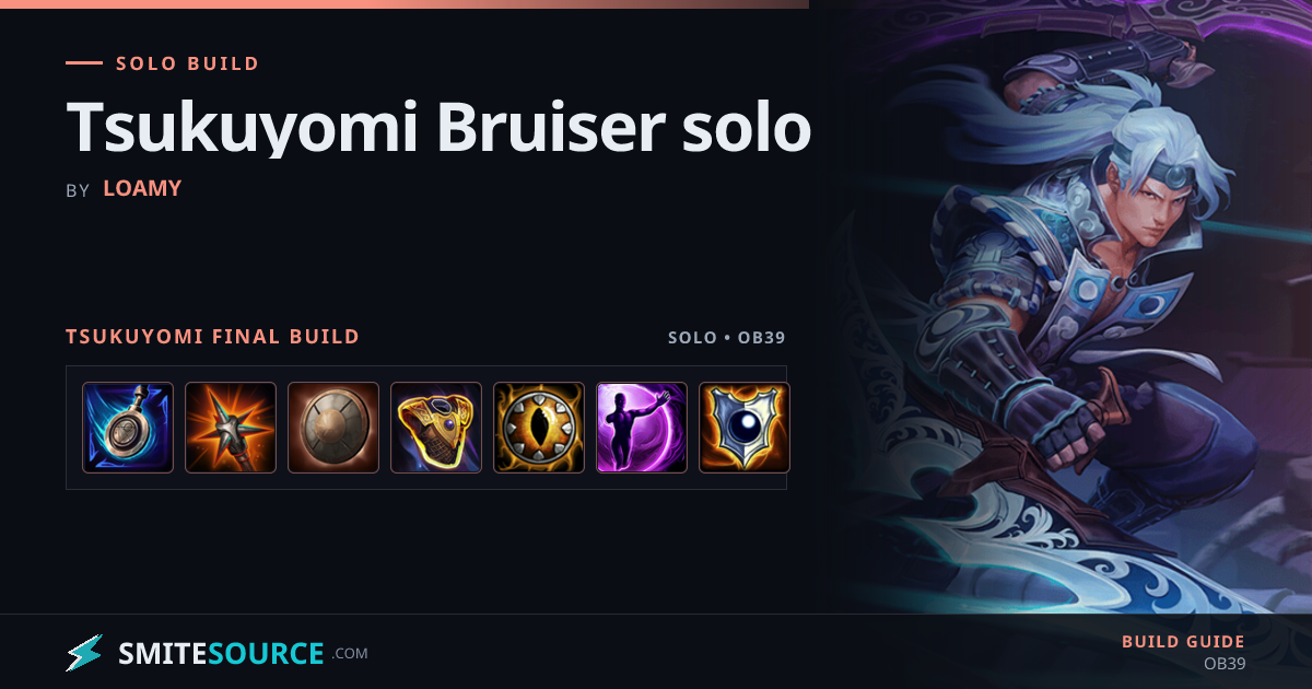 Tsukuyomi Solo Build Smite 2: Tsukuyomi Bruiser solo