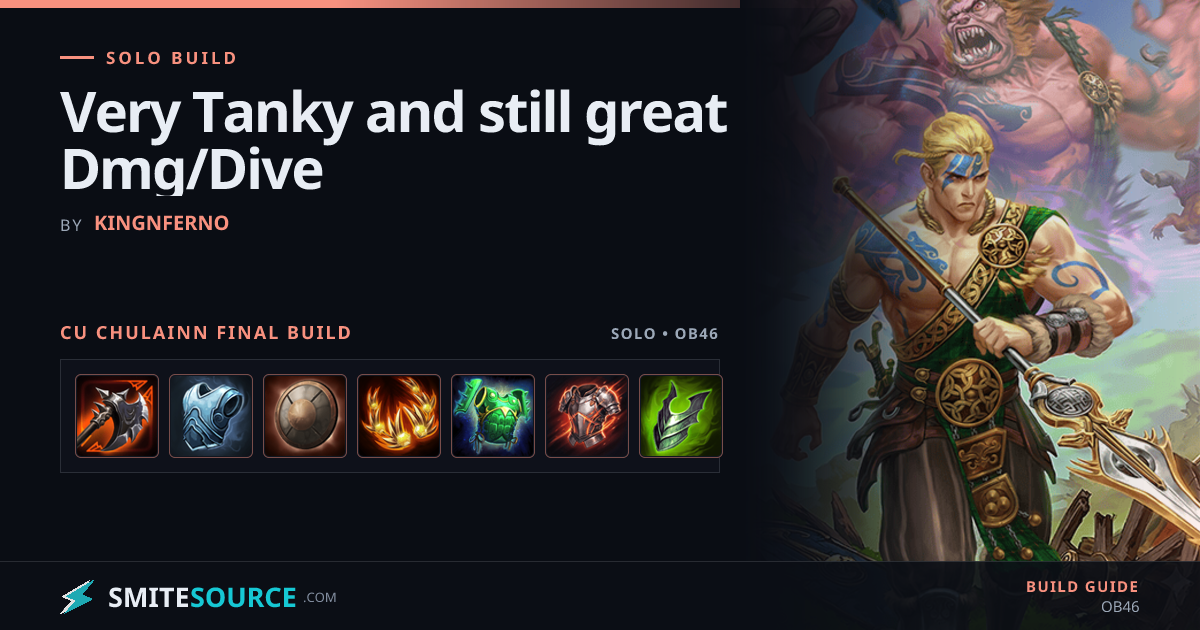 Cu Chulainn Solo Build for Smite 2 by KingNferno