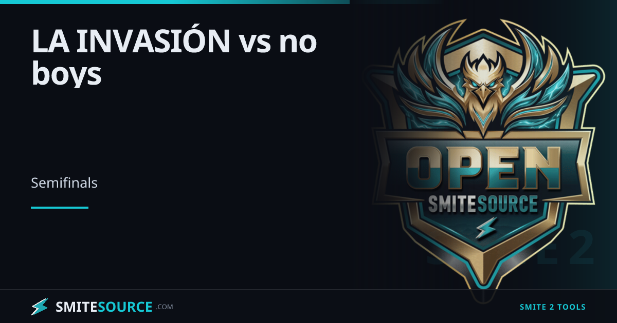 LA INVASIÓN vs no boys | Open 2026 Qualifier 2 Semifinals