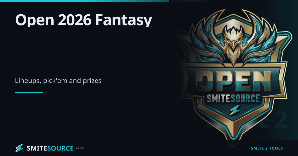 Sabre Round Open 2026 Fantasy League | SmiteSource
