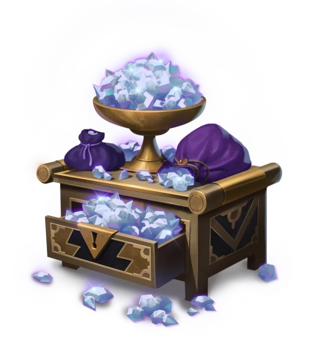 Chest filled with SMITE 2 Diamonds
